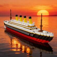 3806 Pcs Ship - Themed Micro Mini Building Blocks In Bags: Meticulously Crafted With Smooth, Burr - Free Surfaces. Featuring , Small Icebergs, And Super Small Icebergs. Rich In Colors, Multiple Styles To Choose From. A Blessing For Ship Collectors. Develop Spatial Thinking And Cultivate Patience. Ideal For Home Decor, Birthday Gifts, And Graduation Presents - Multicolor - View 3