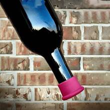 2pcs/6pcs/12pcs Silicone Wine Stoppers - Random Colors, Convenient Reusable Sealer For Champagne, Beer And Wine Bottles - Vibrant Colors, Suitable For Parties, Christmas, Easter, Father's Day, Barbecue And Outdoor Cooking Essentials | Silicone Bottle | Stylish & Practical | Simple & Easy | Helpful Household Item. - Multicolor - View 4