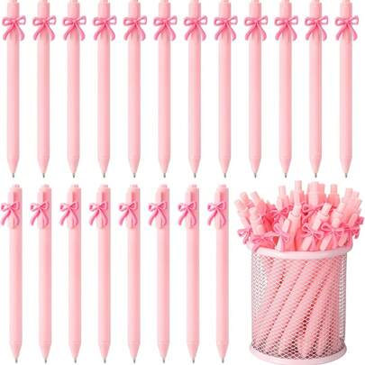 3/6/12 adet Pembe Kurdeleli Kalem, Kız Çocukları İçin Parti Hediyeleri, Okul, Doğum Günü Partisi, Ofis Malzemeleri, Düğün, Kelebek Temalı Bebek Partisi Malzemeleri, Misafirler İçin Bebek Partisi Hediyeleri, Cinsiyet Açıklama Partisi, Bebek Partisi Hediyeleri, Erkek Çocuk Annesi, Hamilelik, Bekarlığa Veda Partisi, 1. Doğum Günü, Bebek Temel İhtiyaçları, Pembe, Bebek Duyurusu, Hamilelik Duyurusu