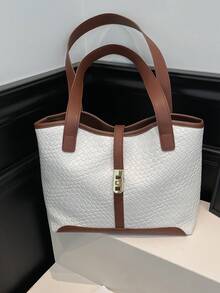 New Fashion Women Commuter Large Capacity Casual Shoulder Bag Versatile Tote Bag - Multicolor - View 10