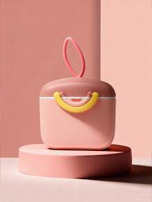 KUNT 450ml Double-Layer Milk Powder Container, Portable Baby Milk Powder Storage Box, Minimalist Design With Included Scoop - Multicolor - View 13