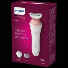PHILIPS 飞利浦 BRL146/80 女士电动剃毛器，浮动刀网，S 型手柄，干湿两用，40 分钟续航，USB 充电，IPX7 防水，女士比基尼修剪器 - 粉色 - 查看 8