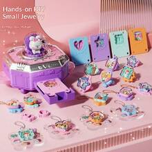 Children's Educational Toy Magic DIY Sticker Machine Creative Box For Girls, Jewelry Toy Gift - Multicolor - View 4