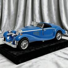 1pc Alloy Convertible Classic Car Model, Openable Doors, Suitable For Car Enthusiasts Collection, Desktop Display Collectible Toy - Multicolor - View 9