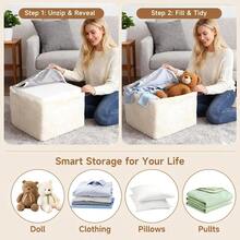 Ottomans - SquareBeige - View 7