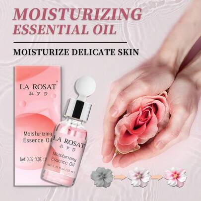 保湿面部精油，滋养补水，长效保湿，提亮肤色，丰盈肌肤，改善暗沉松弛，令肌肤更紧致水润，散发浪漫清新香气，适用于面部和身体，恢复肌肤年轻光彩，个人护理，护肤