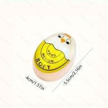 1pc/ Color-Changing Egg Timer - This Sensitive Indicator Accurately Measures Whether An Egg Is Cooked Or Soft-Boiled, And The Color-Changing Indicator Tells You When The Egg Is Done. An Essential Kitchen Gadget.
