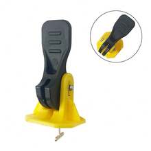 50-Piece Tile Leveling System Kit - Reusable Gasket Clips For Perfect Alignment Of Floors And Walls, Comes With A Special Wrench For Easy Installation, Tile Leveling Clips. - Yellow - View 2