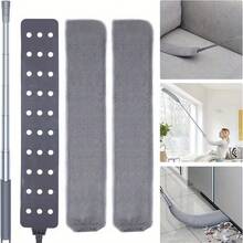 2/3/4/6pcs Microfiber Duster Set, Extendable Feather Duster Handle, Reusable Flexible Cleaning Duster, Lightweight And Washable, Suitable For Ceiling Fan, Car - Multicolor - View 5