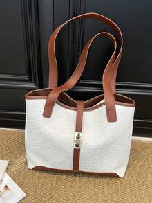 New Fashion Women Commuter Large Capacity Casual Shoulder Bag Versatile Tote Bag - Multicolor - View 11