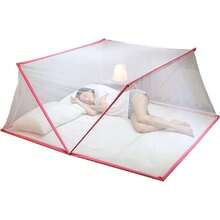Mosquitera Plegable para Dormitorio de Estudiantes sin instalación  con mosquitera cifrada de Tres Puertas al por Mayor Azul Adulto 190 * 100 * 80CM,36744137 - Multicolor - Ver 1