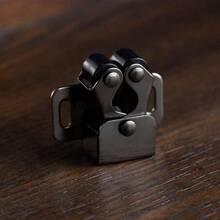 4 PCS Cabinet Double Roller Catch Hardware Cupboard Closet Kitchen Cabinet Door Latches And Catches, Black Nickel - BlackNickel 4ps - View 7