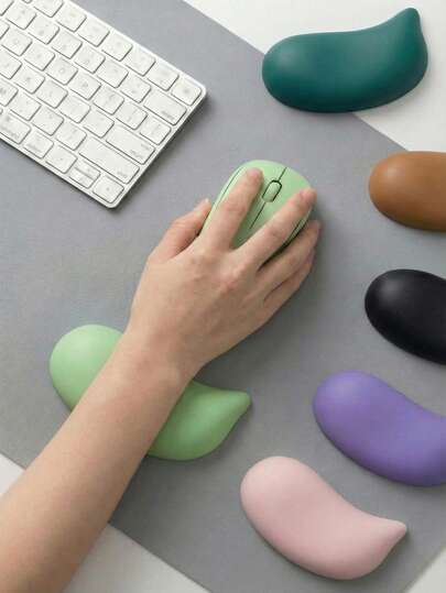 Mouse Silicone Wristband Comfortable Mouse Pad Keyboard Wrist Small Wrist Office Silicone Wristband Non-Slip Desktop Mouse Wristband Esports Wrist Support