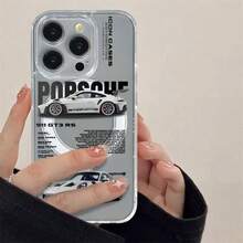 Coche deportivo Las carreras  RS Funda Magnética Transparente para for 11, 11PRO, 11PROMAX,12, 12MINI, 12PRO, 12PROMAX,13, 13MINI, 13PRO, 13PROMAX,14, 14PLUS, 14PRO, 14PROMAX,15, 15PLUS, 15PRO, 15PROMAX,16, 16E, 16PLUS, 16PRO, 16PROMAX, X,XS, XR, XSMAX - transparente - Ver 1