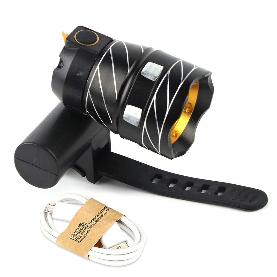 Luz Delantera para Bicicleta Recargable por USB, Impermeable, Luz de  para Manubrio y Ciclismo - Multicolor - Ver 1
