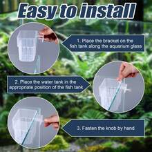 4pcs Aquarium Plant Holders, Transparent Plastic Fish Tank Plant Pots Hanging Aquarium Planter Aquarium Plant Basket Aquatic Plant Cup For Aquarium Fish Tank Hydroponic Plants - Clear - View 4