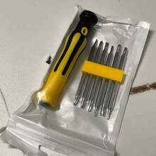 7pcs/Set Car Repair Tool Cross Shaped Plum Blossom Y-Shaped U-Shaped Mobile Phone Telecommunication Repair Tool Screwdriver 6-In-1 Multi-Purpose Screwdriver Set