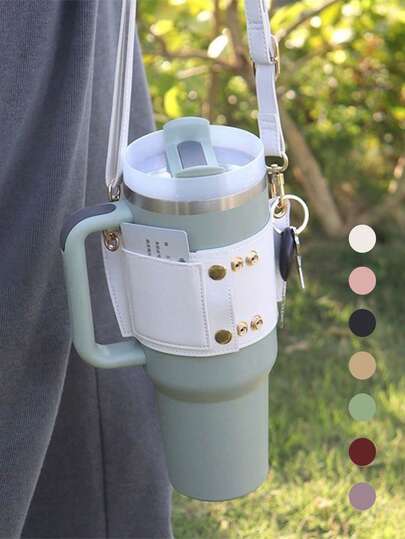 1pc Adjustable Shoulder Strap Handle For IceFlow Cup/, Can Be Used As Carrying Strap, Cup Accessory, Compatible With Cups