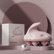 滚珠腹部按摩器，肌肉放松及腰腿塑形刷 - 彩色 - 查看 11