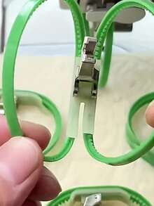 工业缝纫机压脚，适用于人造革、薄面料、涂层针织面料，带可调节压力杆，缝纫机配件，缝纫工具 - 彩色 - 查看 10