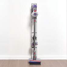 Vacuum Stand, Compatible With V6 V7 V8 V10 V11 V15, Stable Vacuum Stand Holder With 4 Hooks For DC30 DC31 DC34 DC35 DC58 DC59 DC62 D74 Cordless Upright Vacuum Cleaners & Accessories - with 4 Hooks - 查看 1