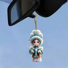 1pc Cute Fairy Acrylic Keychain - Flat Cartoon Pendant, Suitable For Car Rearview Mirror And Key Decoration, Fit For New Year, Valentine's Day And Ramadan - Multicolor - View 5