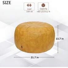 Ottomans - Amarillo - View 3