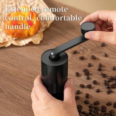 OBOVAY 1个手动咖啡研磨机便携式研磨机家用户外旅行手摇式咖啡研磨机可调节豆研磨机