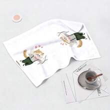 2/4 Piezas Juego, Paños de Cocina con Estampado de Gato Arquero, Toallas Modernas de Microfibra Super Absorbentes para Cocinar, Hornear, Lavar Platos, Limpiar, Toallas de Mano, Paños de Té, Suaves y Altamente Absorbentes, Decoración de Cocina, Regalos para Vecinos, Madres, Cumpleaños, Inauguración de Casa para Amigos, Artículos Esenciales de Cocina, Necesidades Diarias - Multicolor - Ver 7