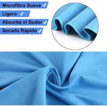 Toalla de Microfibra para Gym - Secado Rápido y Alta Absorción (Pack 5),Ideal para Gimnasio, Yoga, Box o Correr,Sin Olores, Anti-Bacterial - Toalla Deportiva Unisex para Entrenamiento (Multicolor),36759257 - Multicolor - Ver 5