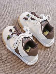 2025 Autumn New Casual Low-Top Canvas Sneakers, Fashion Soft Sole Small White Shoes For Girls - Khaki - View 6