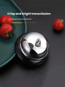 1个学生礼物创意酒吧/餐厅呼叫铃，桌面铃，手持应答蜂鸣器，宠物铃，摇铃，课堂注意力训练铃，金色铃铛 - 彩色 - 查看 5