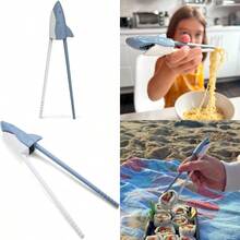 Fred MUNCHTIME - Palillos chinos Tiburon 1Resistente al calor, de grado alimenticio, con tranquilidad, comer con tranquilidad - Varioscolores - Ver 1