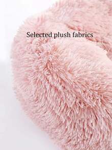Luxury Plush Donut Pillow Pet Bed, Suitable For Small And Medium-Sized Dogs And Cats - Super Soft, Washable, Round Comfortable Nest, With Anti Slip Bottom, Perfect For Winter - Nhiều màu - Xem 8