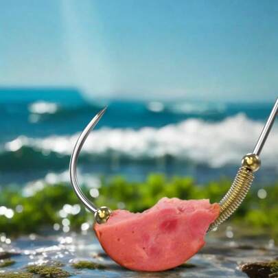 Roche Shrimp Hook, Lobster Hook, Shrimp Hook, Shrimp Fishing Tool, Dedicated For Roche Shrimp Fishing, Ultra-Light Shrimp Hook For Shrimp Fishing, Glow-In-The-Dark Shrimp Fishing Hook, River Shrimp, Grass Shrimp, Lobster, Prawn Hook, Children Fishing Tool Set, Fishing Rod Equipment