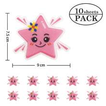 10 Uds. De pegatinas antideslizantes con patrón de dibujos animados para baño y bañera, tapete EPDM para suelo de escalera, pegatina autoadhesiva antideslizante para habitación de niños W0XJ - AS830 - Ver 13