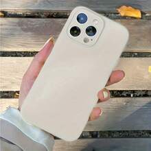 Funda Ultrafina a Prueba de Golpes y Resistente a las Manchas Funda de Silicona Líquida Suave de Color Arcoíris Apta para iPhone 16/15/14/12/X Funda de Teléfono Minimalista y Premium - 1 pieza - Ver 5