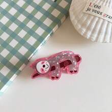 1个可爱动物爪子发夹，萌萌的鲨鱼造型发爪夹，女士发饰，时尚发夹，优雅发卡 - 彩色 - 查看 14