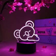 KOYA Lamp u2013 u2013 Lamp Figure Night, 16 Color RGB u2013 Remote, 3D Room Dcor UNISTARS - inicial - Ver 4