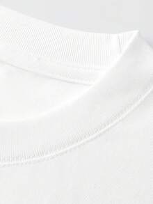 Día de San Patricio Mujer Gatos con Sombrero y Tréboles Impresión Camiseta Negra para Fiesta - Blanco - Ver 3