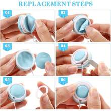 Limpiador de Pantalla de Teléfono Macaron, Reutilizable, Limpiador de Pantalla Táctil con Llavero, para Teléfonos, Computadoras, Gafas(8PCS),36735978 - Multicolor - Ver 5