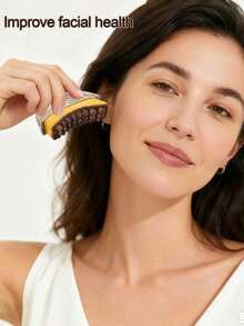 高级面部按摩工具 - 消肿、淋巴引流刷，符合人体工学设计，精准贴合肌肤轮廓，淋巴引流按摩工具及干刷，适合日常使用 - 彩色 - 查看 9
