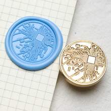 1 Stück 30mm Vintage europäischer Stil Blumen Fensterrahmen, Blume, Schmetterling flach geschnitzter massiver Messing Siegelstempel, geeignet zum Dekorieren von Umschlägen, Hochzeitseinladungen, Geburtstagseinladungen, Weinverpackungen, Briefpost, Weihnachtsgeschenke - 30MM - Übersicht 29