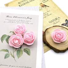 100朵迷你泡沫玫瑰花头仿真花，可用于DIY手工艺品、婚礼花束、婴儿派对中心装饰、花卉装饰、派对餐桌装饰、家居装饰、花园装饰、情人节礼物等。 - 淺粉色 - 查看 6