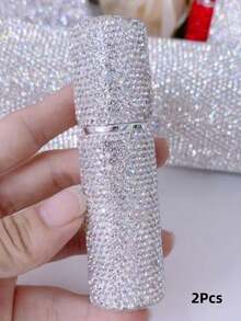 3个装钻石形可填充香水喷雾瓶，便携迷你独立香水瓶，旅行喷雾盒，10毫升