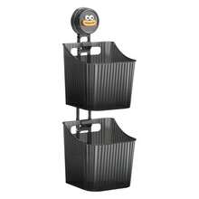 3 pièces Paniers de rangement muraux, convenant pour la cuisine, la salle de bain, la douche. Bacs de rangement économes en espace pour les herbes, les épices, les articles de toilette - Multicolore - Voir 12