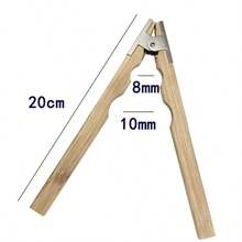 Soporte de anillo de 8'' de madera, abrazadera de sujeción de anillos, herramienta de procesamiento de joyería, soporte de anillo exterior, alicates de pulido - 1 - Ver 4