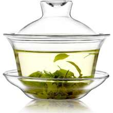 Gaiwan - Juego de té 150 ml vidrio ceremonia tradicional china de Kung Fu - Vaso - Ver 1
