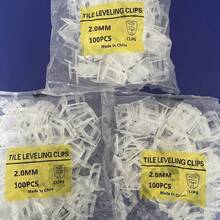 100pcs/Pack Tile Leveling System, White Base, 1.5cm/0.591in, 2cm/0.787in, 2.5cm/0.984in Spacer, 7.5cm/2.95in Red Plastic Clips, Made Of New PP Material, Tile Leveling Spacers - White 2.0cm - View 9