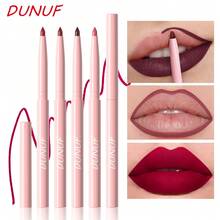 6Pcs Retractable Lip Liner Pencils Set Pack For Shaping & Sculpting Lips, Mauve Maroon Red Orange Nude Chocolate Dark Brown Plum Creamy Matte Gel Lip Liner Lipliners Pencil Delineador De Labios - 彩色 - 查看 8